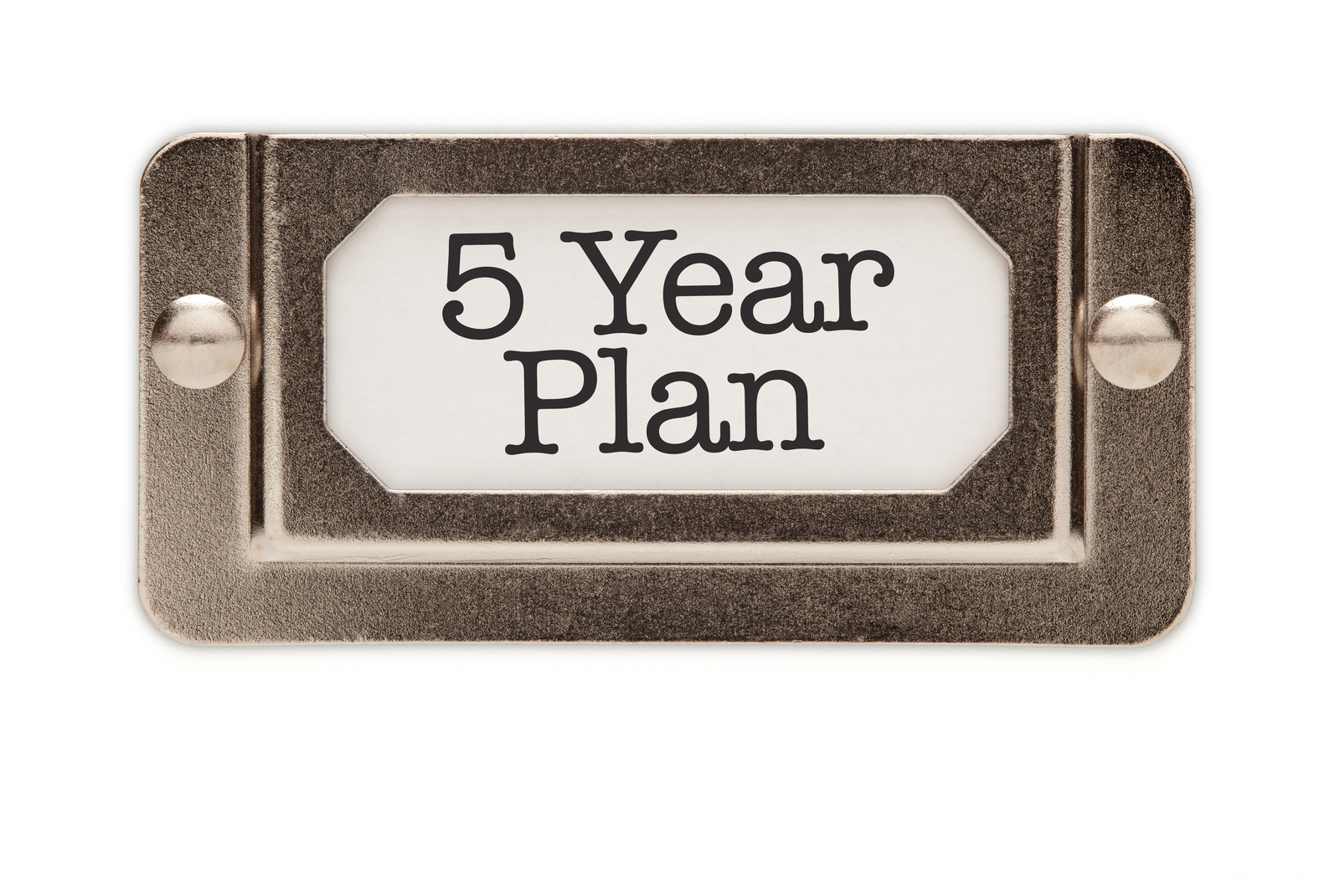 Five year plan label